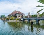 Karangasem water temple palace in Bali, Indonesia